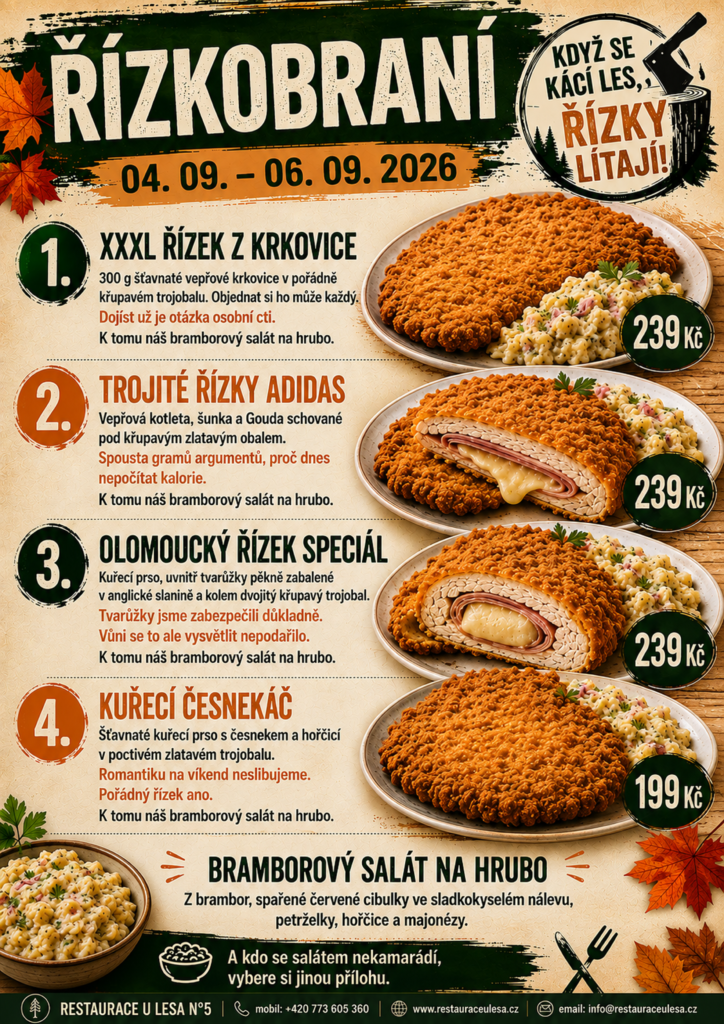 Plakát – Otevíráme jako Pod Modřínem